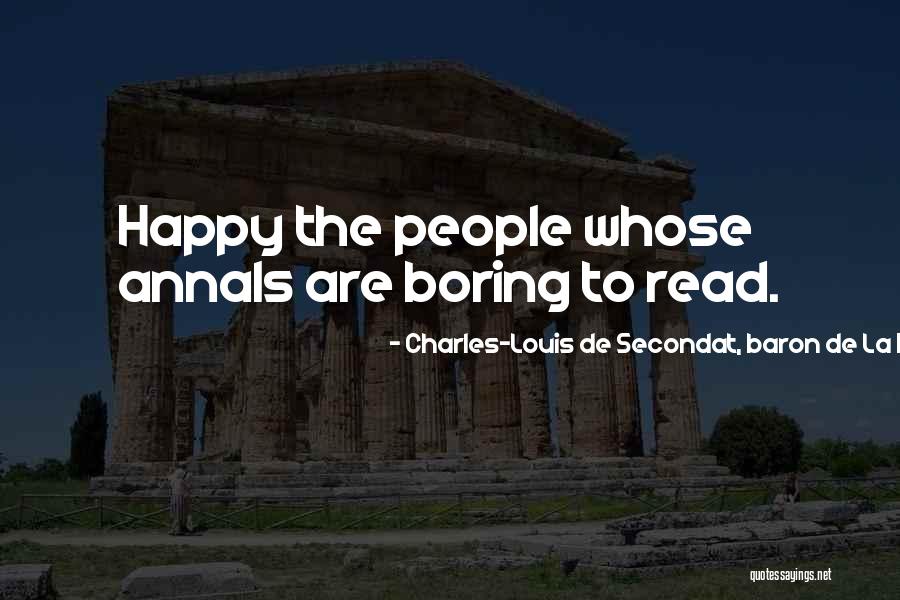 Top Charles Louis De Secondat Quotes Sayings