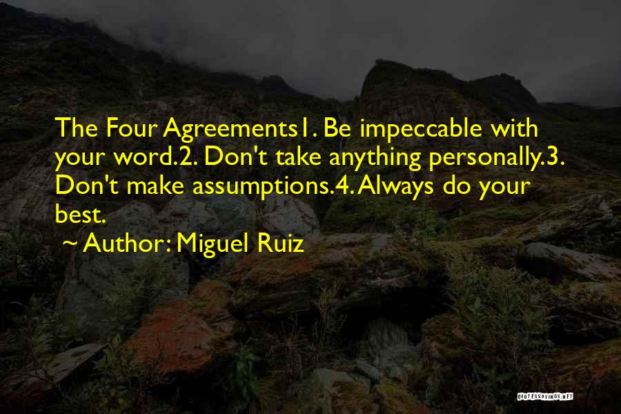 1 2 3 4 Word Quotes By Miguel Ruiz
