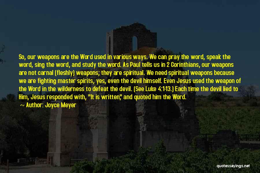 1-2 Word Quotes By Joyce Meyer