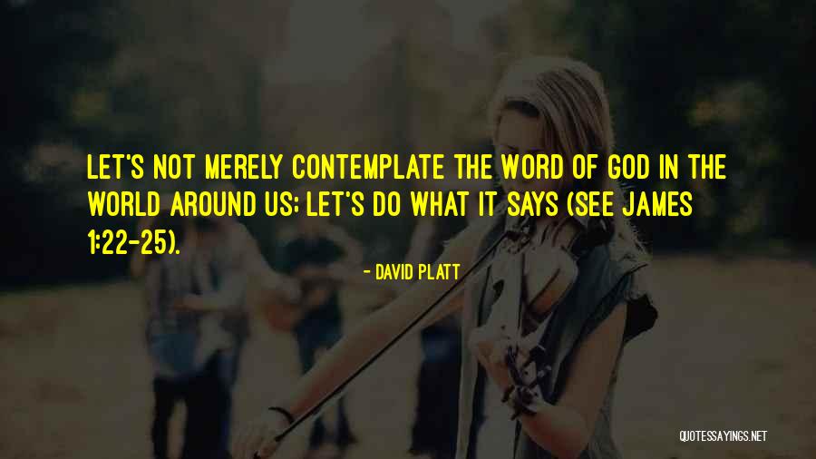 1-5 Word Quotes By David Platt 1-5 Word Quotes By David Platt