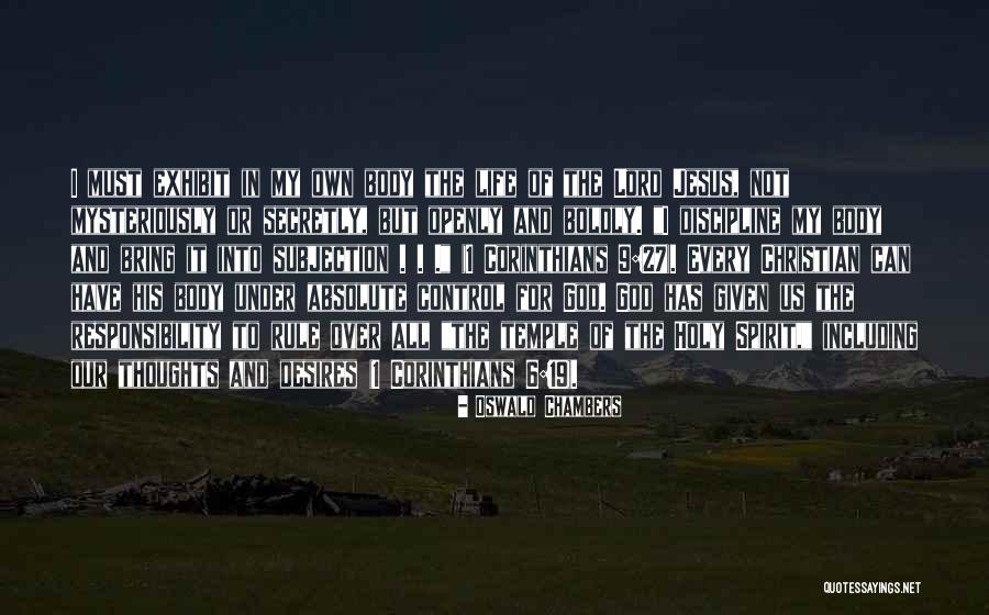 1 Body Quotes By Oswald Chambers 1 Body Quotes By Oswald Chambers