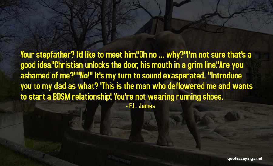 1 Dad Quotes By E.L. James 1 Dad Quotes By E.L. James