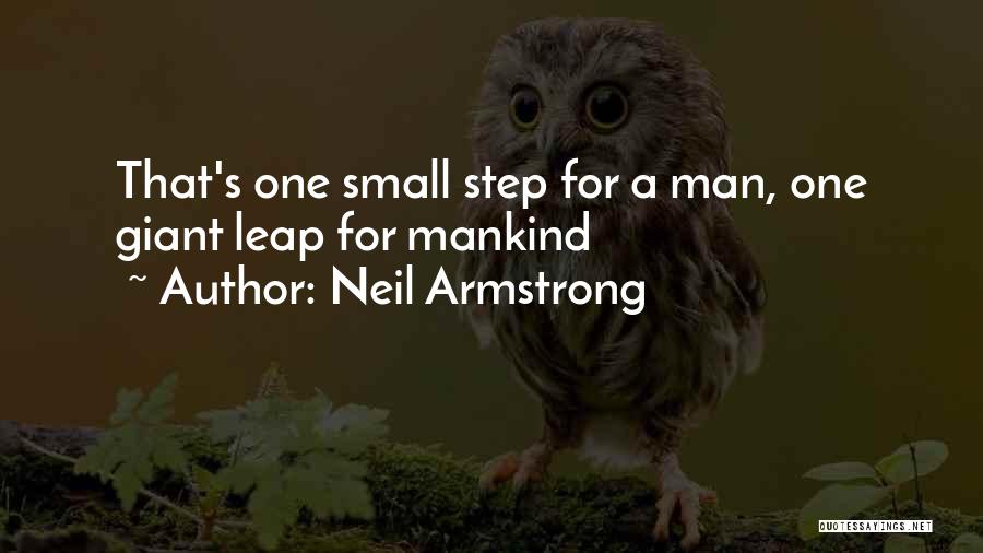 1 Giant Leap Quotes By Neil Armstrong