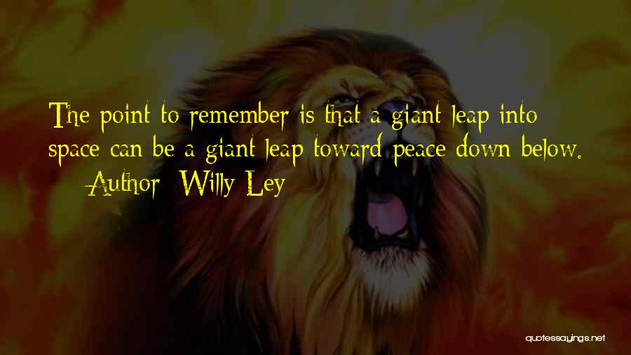 1 Giant Leap Quotes By Willy Ley