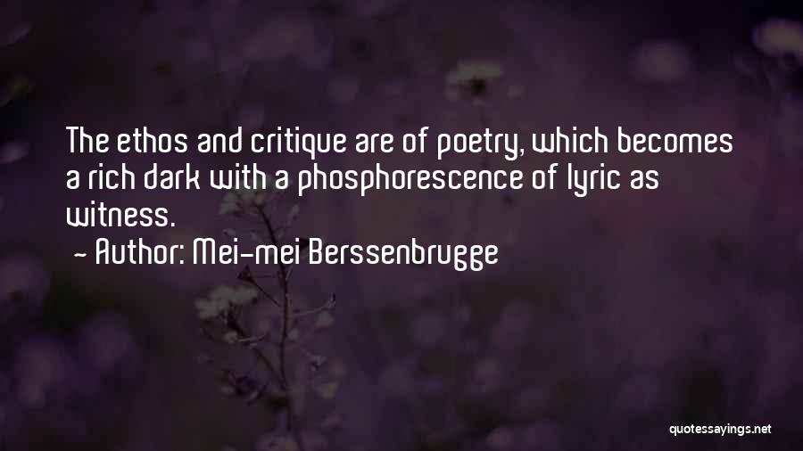 1 Mei Quotes By Mei-mei Berssenbrugge