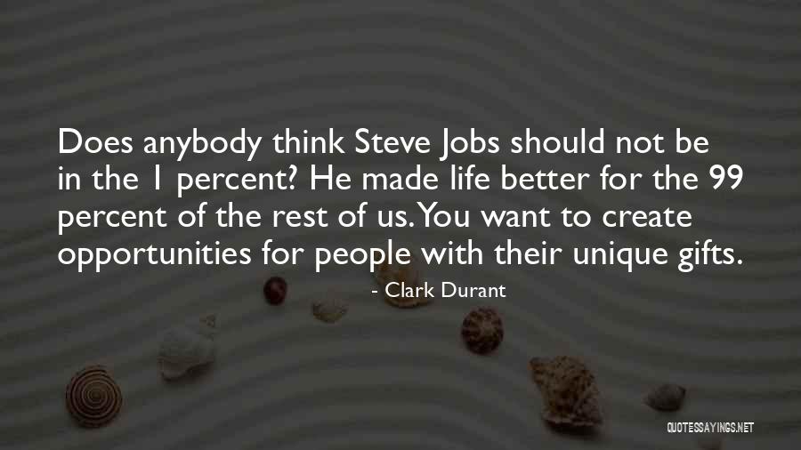 1 Percent 99 Percent Quotes By Clark Durant 1 Percent 99 Percent Quotes By Clark Durant