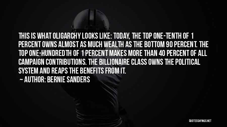 1 Percent Quotes By Bernie Sanders