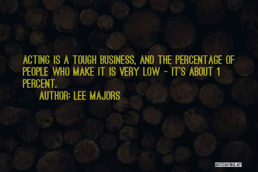 1 Percent Quotes By Lee Majors