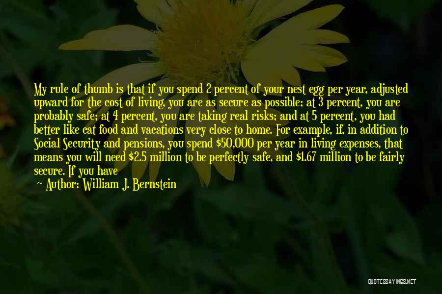 1 Percent Quotes By William J. Bernstein