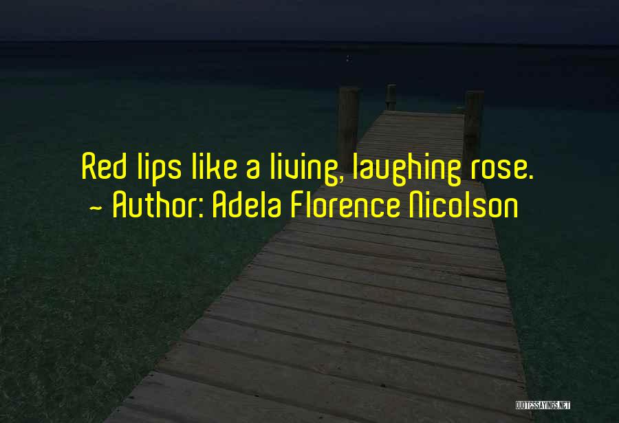 1 Red Rose Quotes By Adela Florence Nicolson