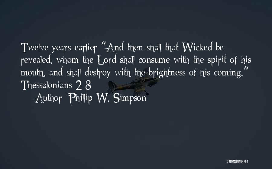1 Thessalonians Quotes By Phillip W. Simpson