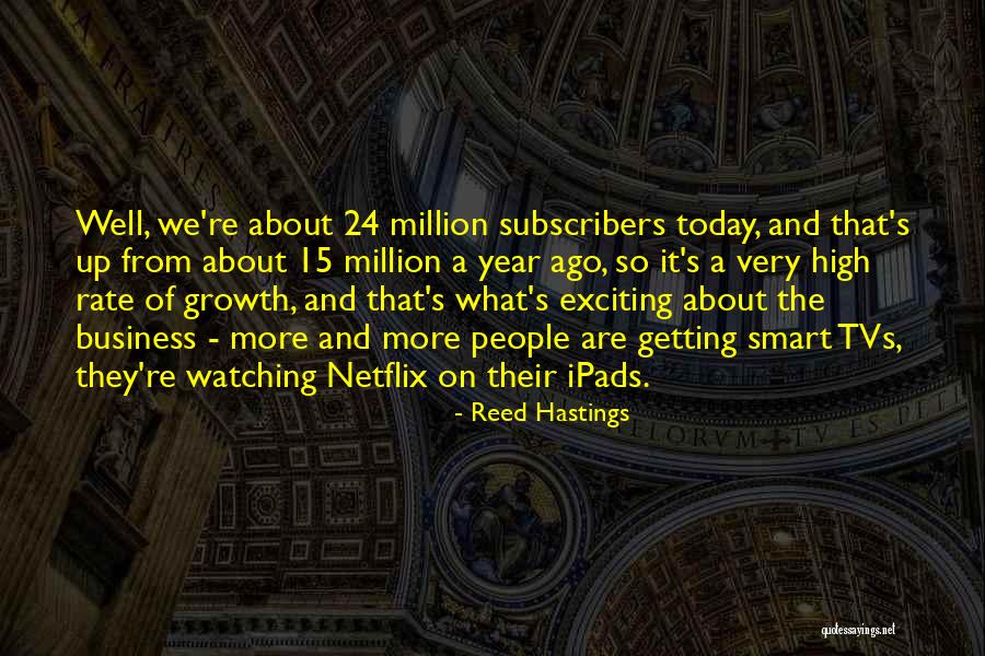 1 Year Ago Today Quotes By Reed Hastings