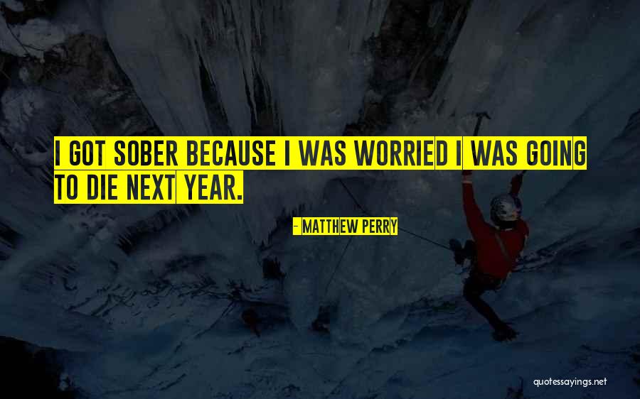 1 Year Sober Quotes By Matthew Perry