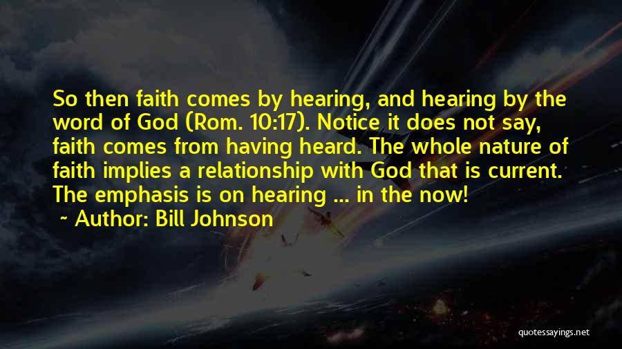 10-15 Word Quotes By Bill Johnson