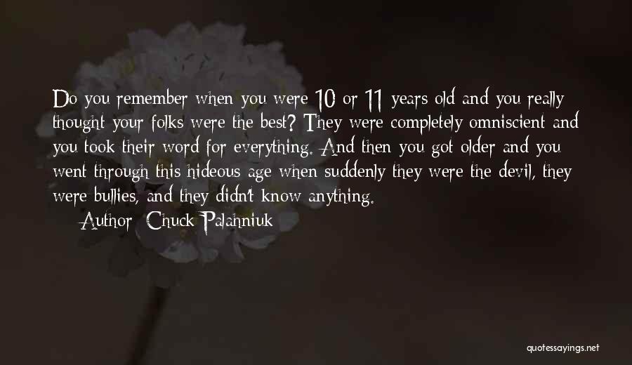 10-15 Word Quotes By Chuck Palahniuk