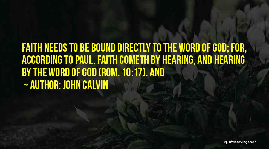 10 God Quotes By John Calvin