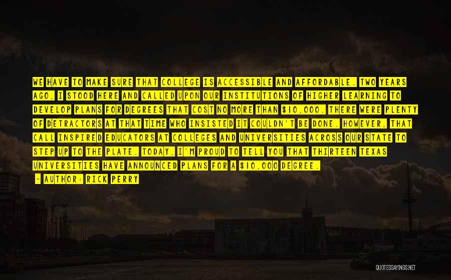 10 Years Ago Quotes By Rick Perry 10 Years Ago Quotes By Rick Perry