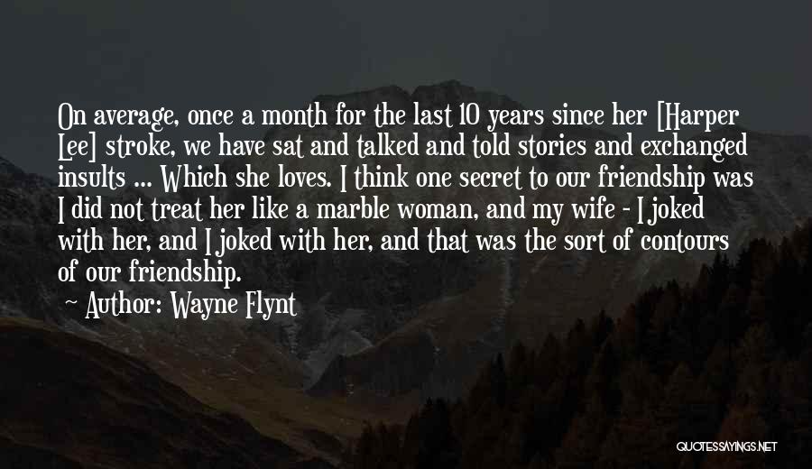 10 Years Friendship Quotes By Wayne Flynt