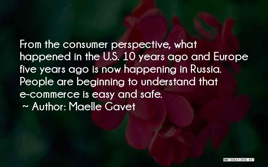 10 Years From Now Quotes By Maelle Gavet