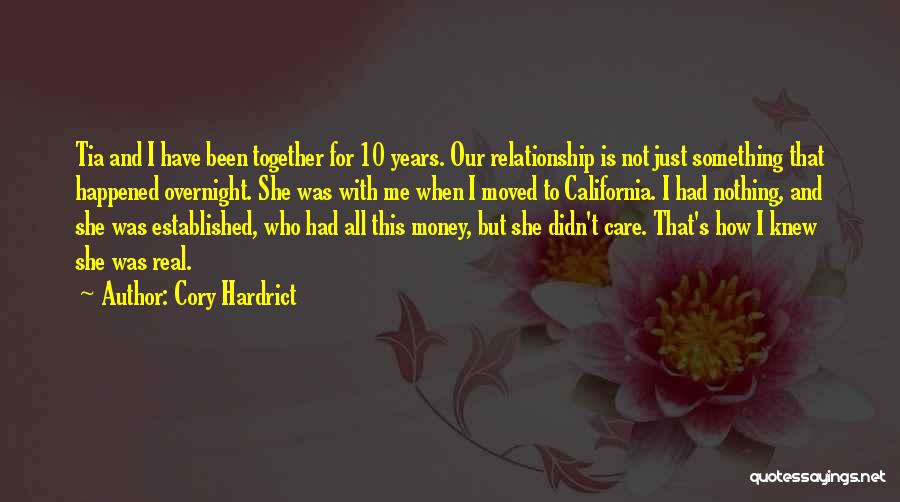 10 Years Of Relationship Quotes By Cory Hardrict