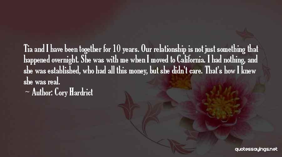 10 Years Together Quotes By Cory Hardrict