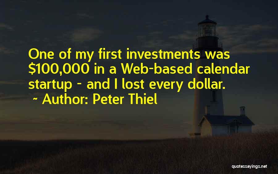 100 Dollar Quotes By Peter Thiel
