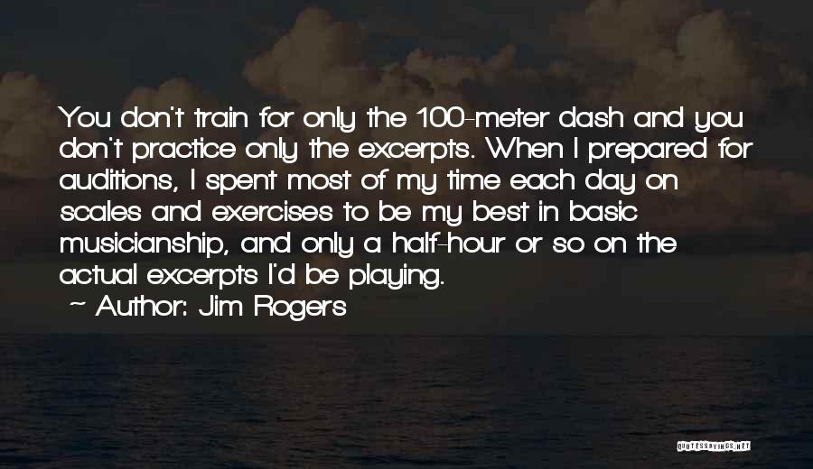 100 Meter Dash Quotes By Jim Rogers