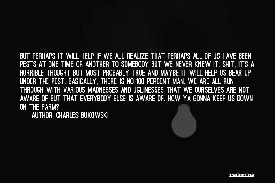 100 Percent True Quotes By Charles Bukowski