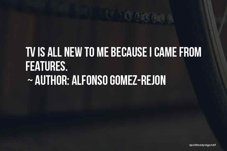 Alfonso Gomez-Rejon Quotes: Tv Is All New To Me Because I Came From Features.