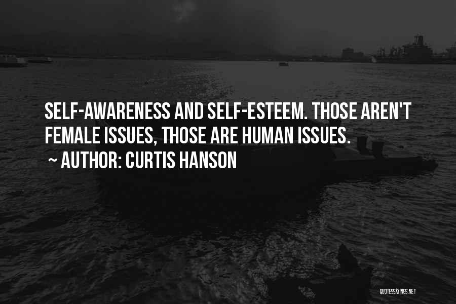 Curtis Hanson Quotes: Self-awareness And Self-esteem. Those Aren't Female Issues, Those Are Human Issues.