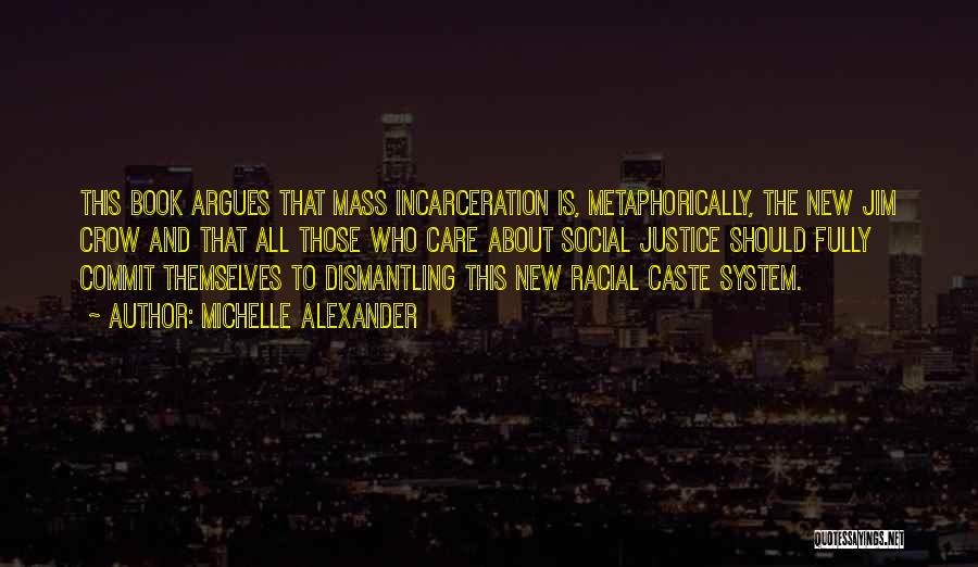 Michelle Alexander Quotes: This Book Argues That Mass Incarceration Is, Metaphorically, The New Jim Crow And That All Those Who Care About Social