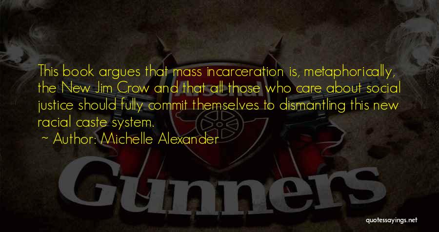 Michelle Alexander Quotes: This Book Argues That Mass Incarceration Is, Metaphorically, The New Jim Crow And That All Those Who Care About Social