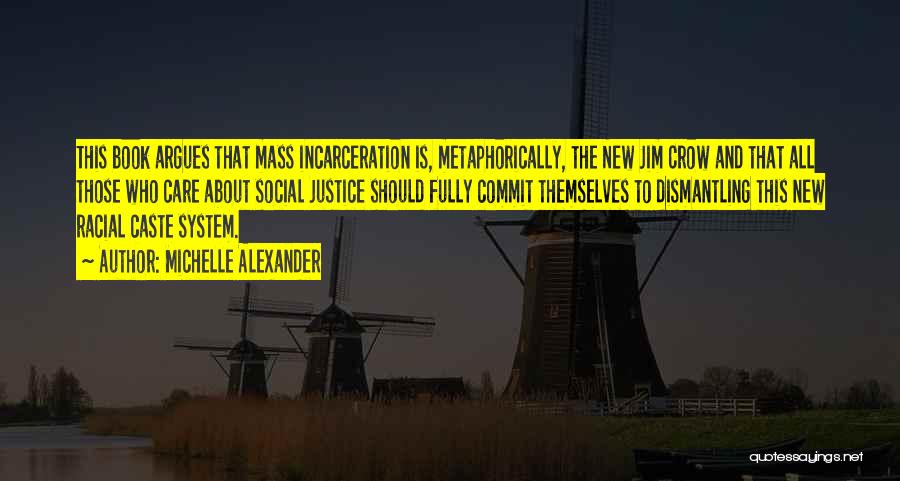 Michelle Alexander Quotes: This Book Argues That Mass Incarceration Is, Metaphorically, The New Jim Crow And That All Those Who Care About Social