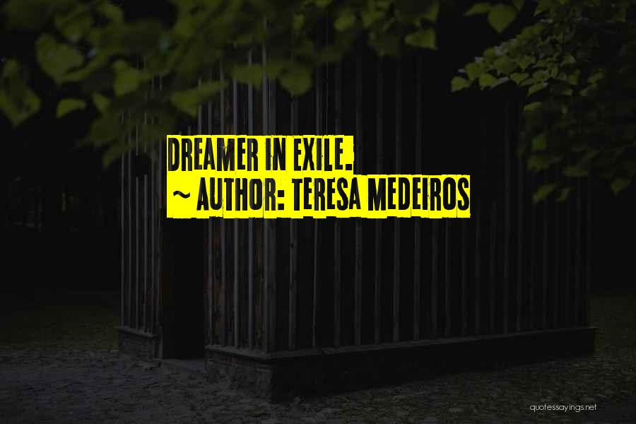 Teresa Medeiros Quotes: Dreamer In Exile.