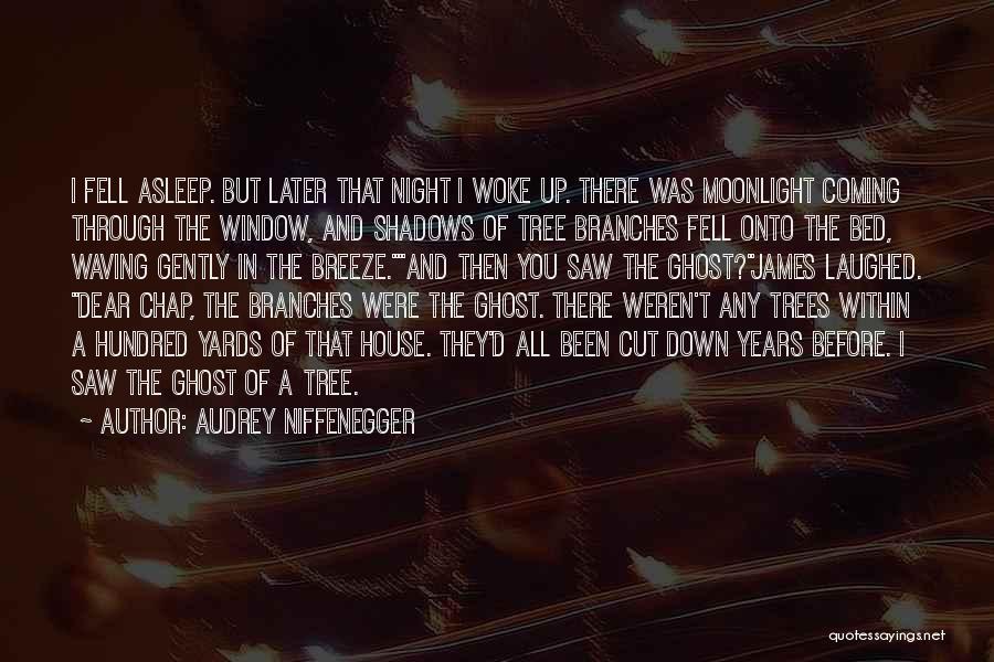 Audrey Niffenegger Quotes: I Fell Asleep. But Later That Night I Woke Up. There Was Moonlight Coming Through The Window, And Shadows Of