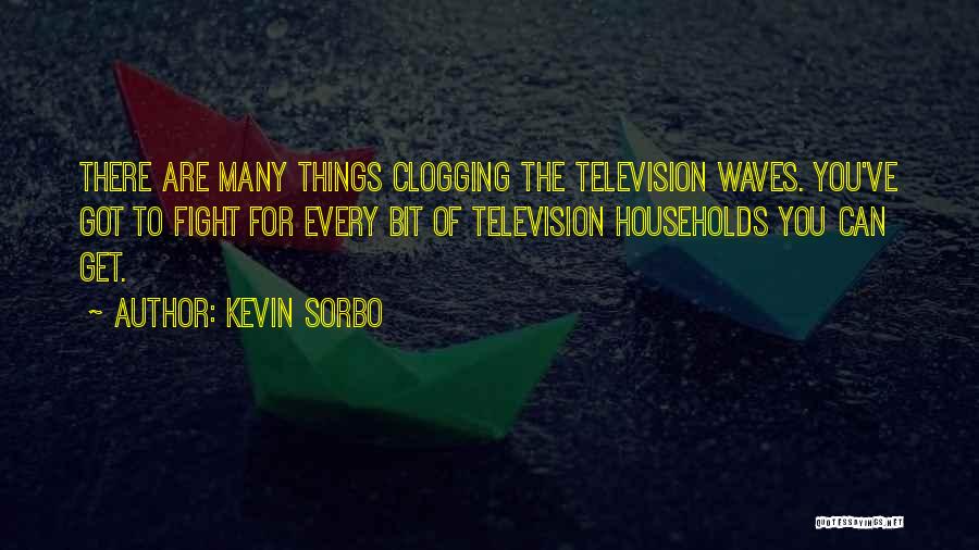 Kevin Sorbo Quotes: There Are Many Things Clogging The Television Waves. You've Got To Fight For Every Bit Of Television Households You Can