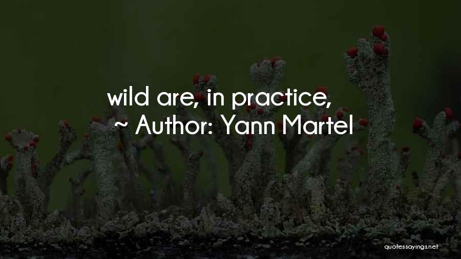 Yann Martel Quotes: Wild Are, In Practice,