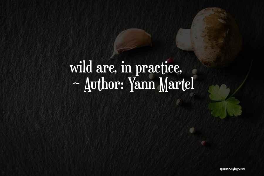 Yann Martel Quotes: Wild Are, In Practice,