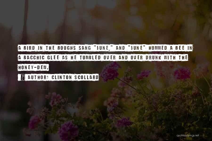 Clinton Scollard Quotes: A Bird In The Boughs Sang June, And June Hummed A Bee In A Bacchic Glee As He Tumbled Over