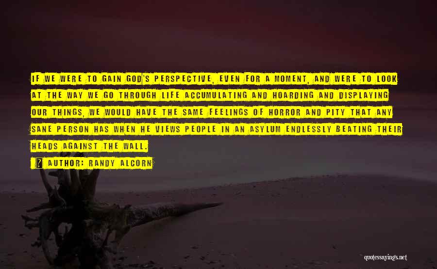 Randy Alcorn Quotes: If We Were To Gain God's Perspective, Even For A Moment, And Were To Look At The Way We Go