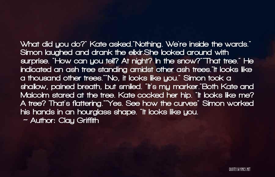 Clay Griffith Quotes: What Did You Do? Kate Asked.nothing. We're Inside The Wards. Simon Laughed And Drank The Elixir.she Looked Around With Surprise.