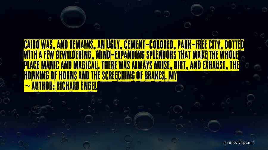 Richard Engel Quotes: Cairo Was, And Remains, An Ugly, Cement-colored, Park-free City, Dotted With A Few Bewildering, Mind-expanding Splendors That Make The Whole