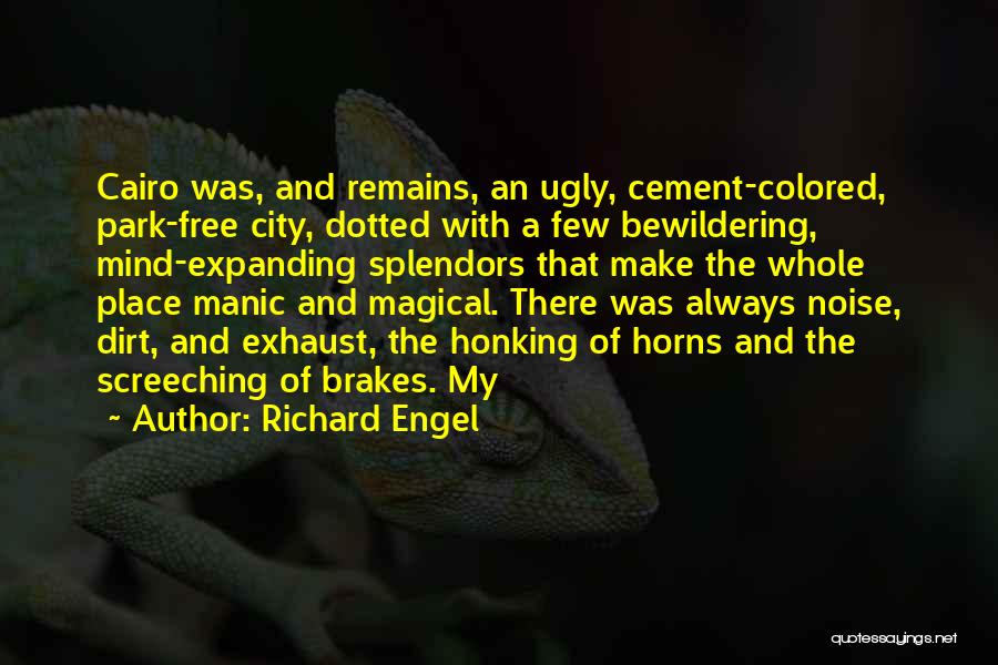 Richard Engel Quotes: Cairo Was, And Remains, An Ugly, Cement-colored, Park-free City, Dotted With A Few Bewildering, Mind-expanding Splendors That Make The Whole