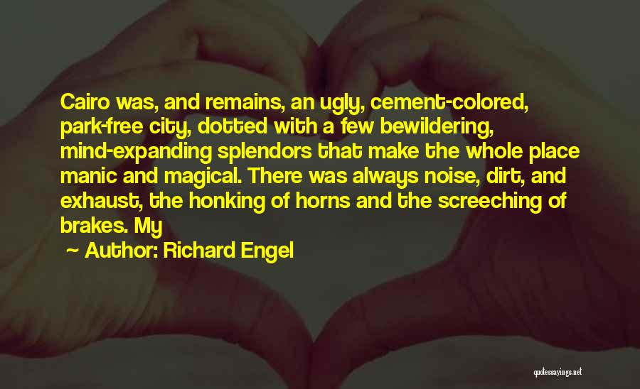 Richard Engel Quotes: Cairo Was, And Remains, An Ugly, Cement-colored, Park-free City, Dotted With A Few Bewildering, Mind-expanding Splendors That Make The Whole