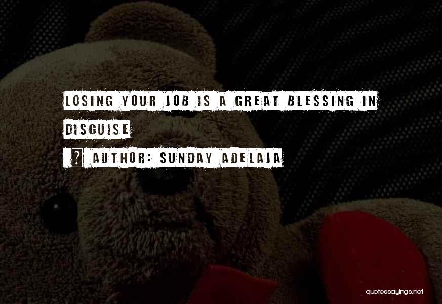 Sunday Adelaja Quotes: Losing Your Job Is A Great Blessing In Disguise