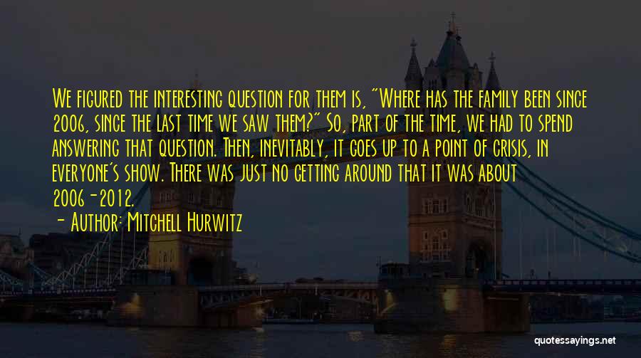 Mitchell Hurwitz Quotes: We Figured The Interesting Question For Them Is, Where Has The Family Been Since 2006, Since The Last Time We