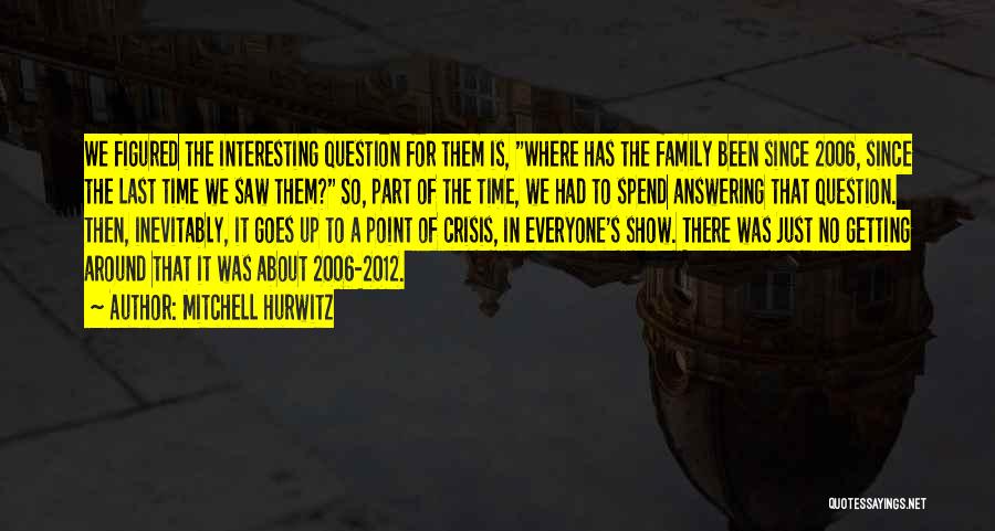 Mitchell Hurwitz Quotes: We Figured The Interesting Question For Them Is, Where Has The Family Been Since 2006, Since The Last Time We