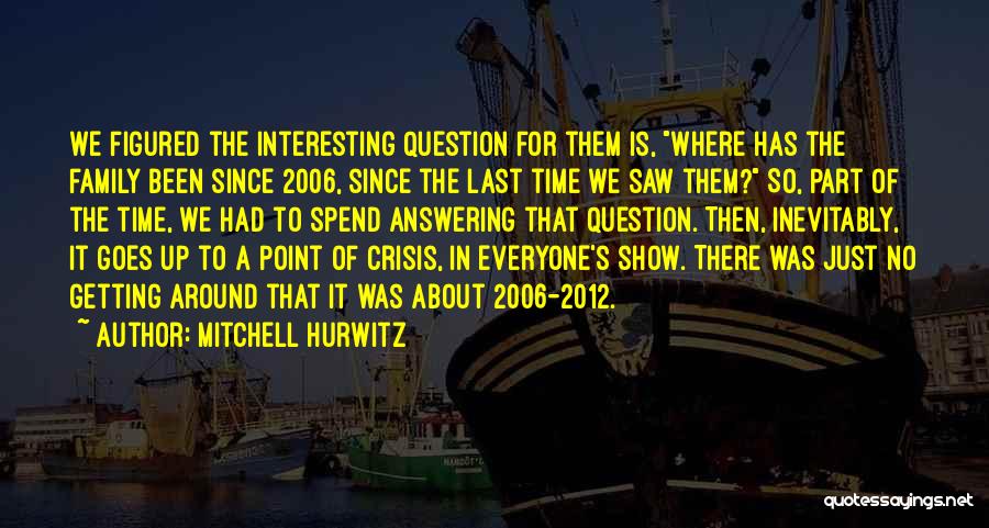 Mitchell Hurwitz Quotes: We Figured The Interesting Question For Them Is, Where Has The Family Been Since 2006, Since The Last Time We