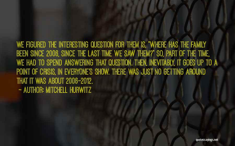 Mitchell Hurwitz Quotes: We Figured The Interesting Question For Them Is, Where Has The Family Been Since 2006, Since The Last Time We