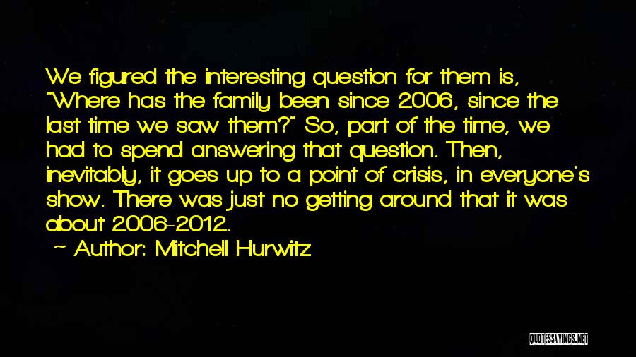 Mitchell Hurwitz Quotes: We Figured The Interesting Question For Them Is, Where Has The Family Been Since 2006, Since The Last Time We